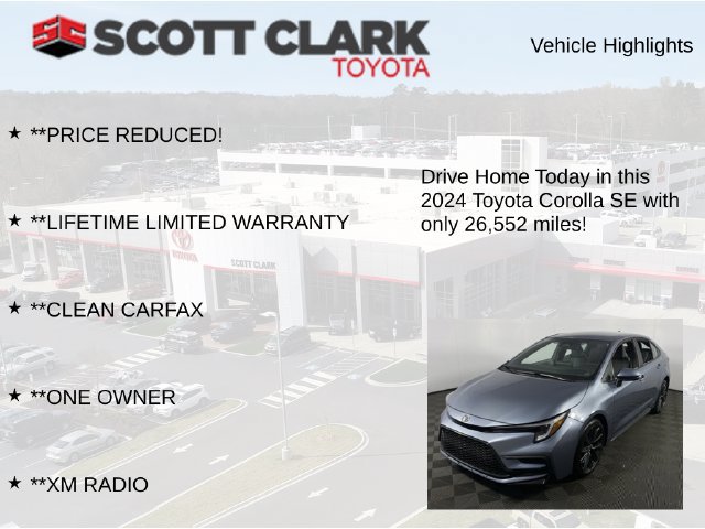 Used 2024 Toyota Corolla SE FWD image 12
