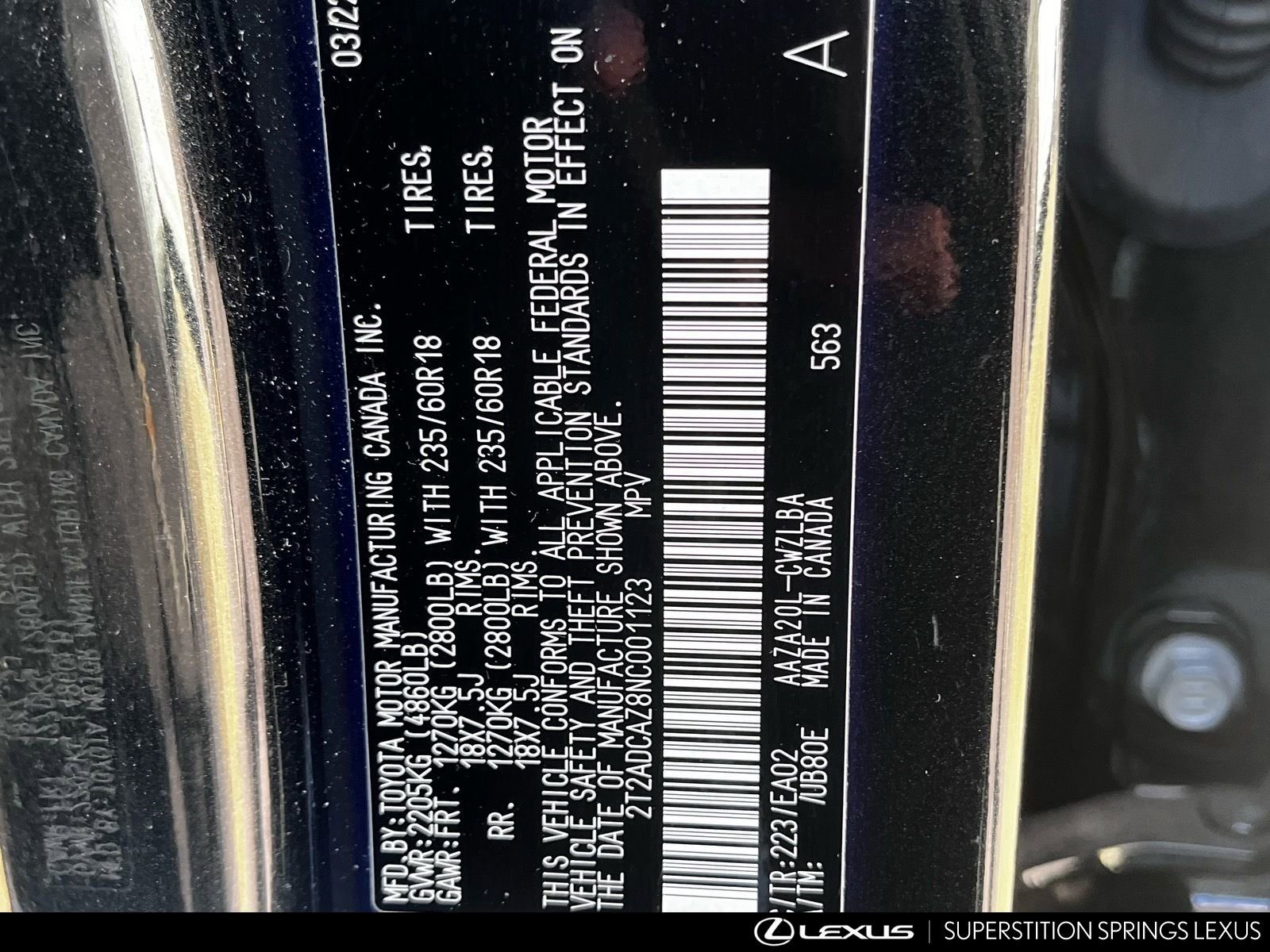 Used 2022 Lexus NX 250 250 Base image 13