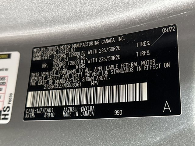 Certified 2022 Lexus NX 350h AWD w/ Package Accessory (P3) image 20