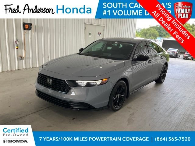 Certified 2025 Honda Accord SE