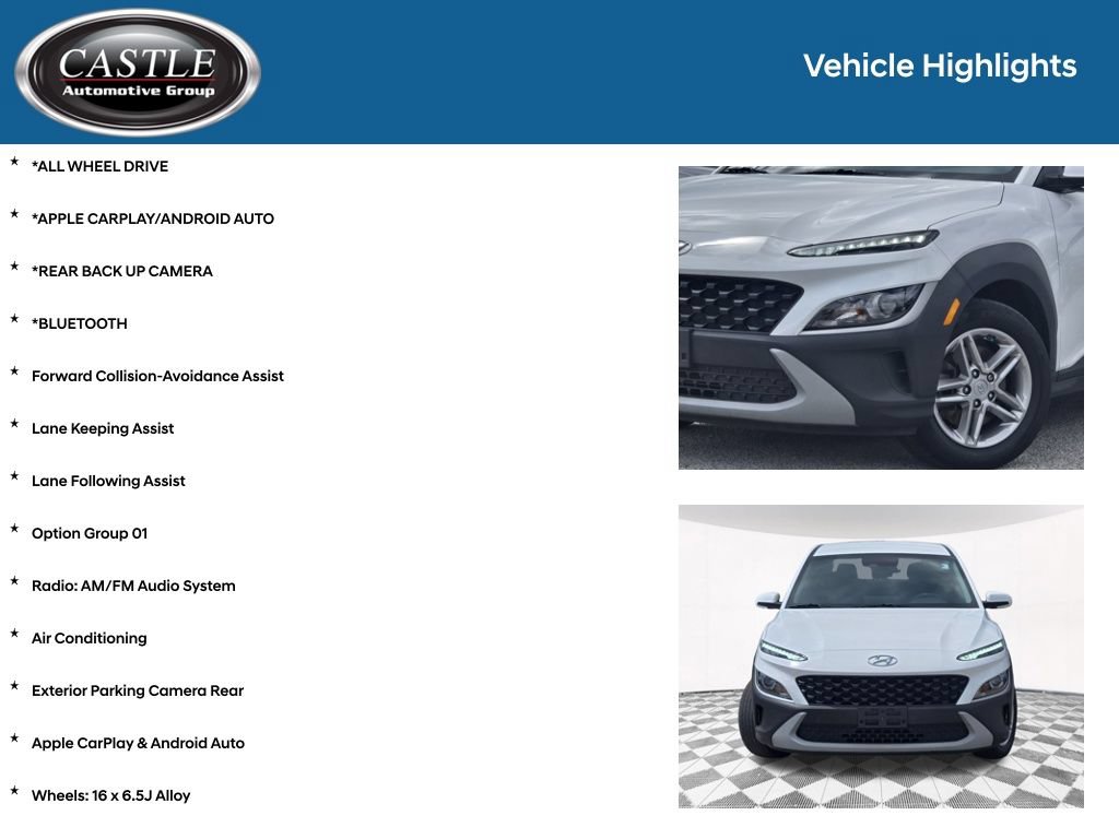 Used 2022 Hyundai Kona SE AWD/4WD image 3