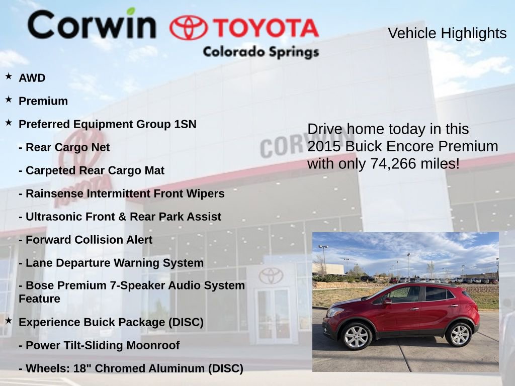 Used 2015 Buick Encore Premium w/ Experience Buick Package image 6