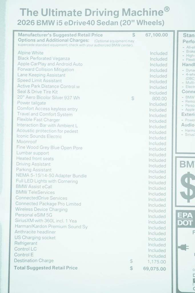 Used 2026 BMW i5 eDrive40 image 8
