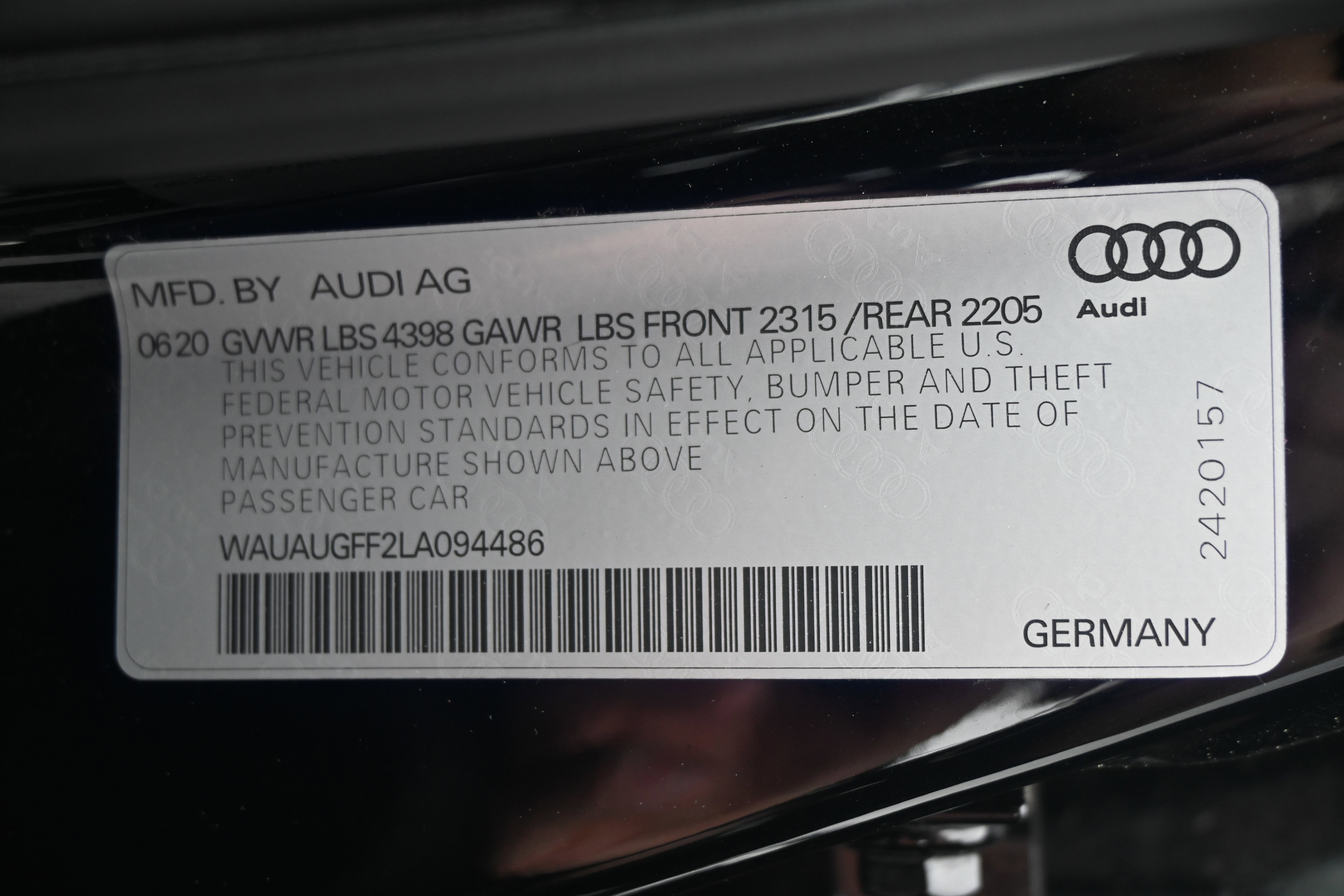 Used 2020 Audi A3 2.0T Premium w/ Final Edition Package image 17