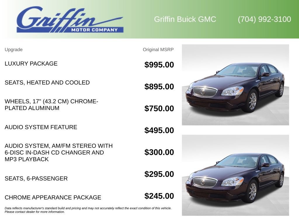 Used 2008 Buick Lucerne CXL w/ Luxury Package FWD image 5
