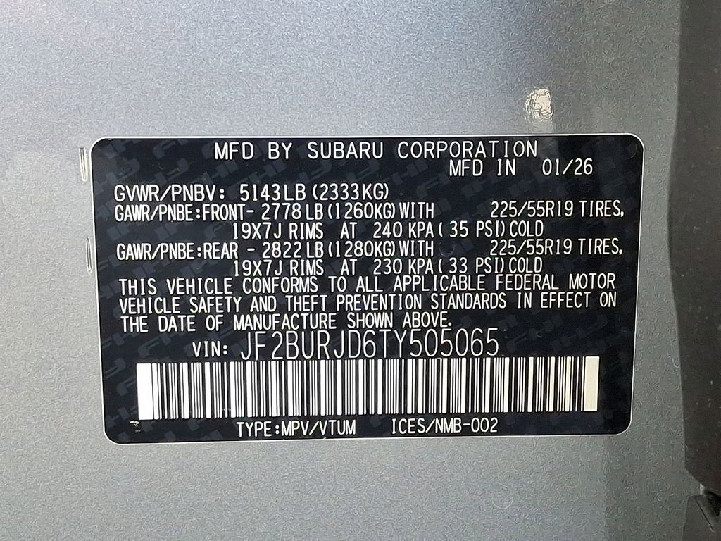 New 2026 Subaru Outback Touring XT AWD/4WD image 18