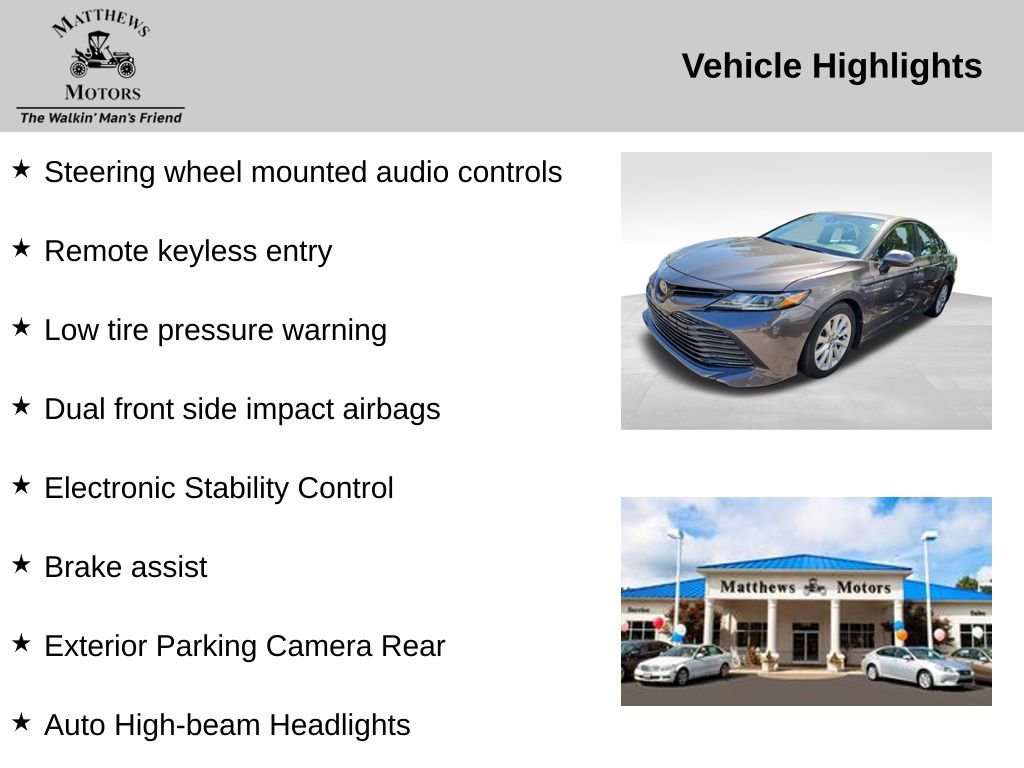 Used 2020 Toyota Camry LE FWD image 11
