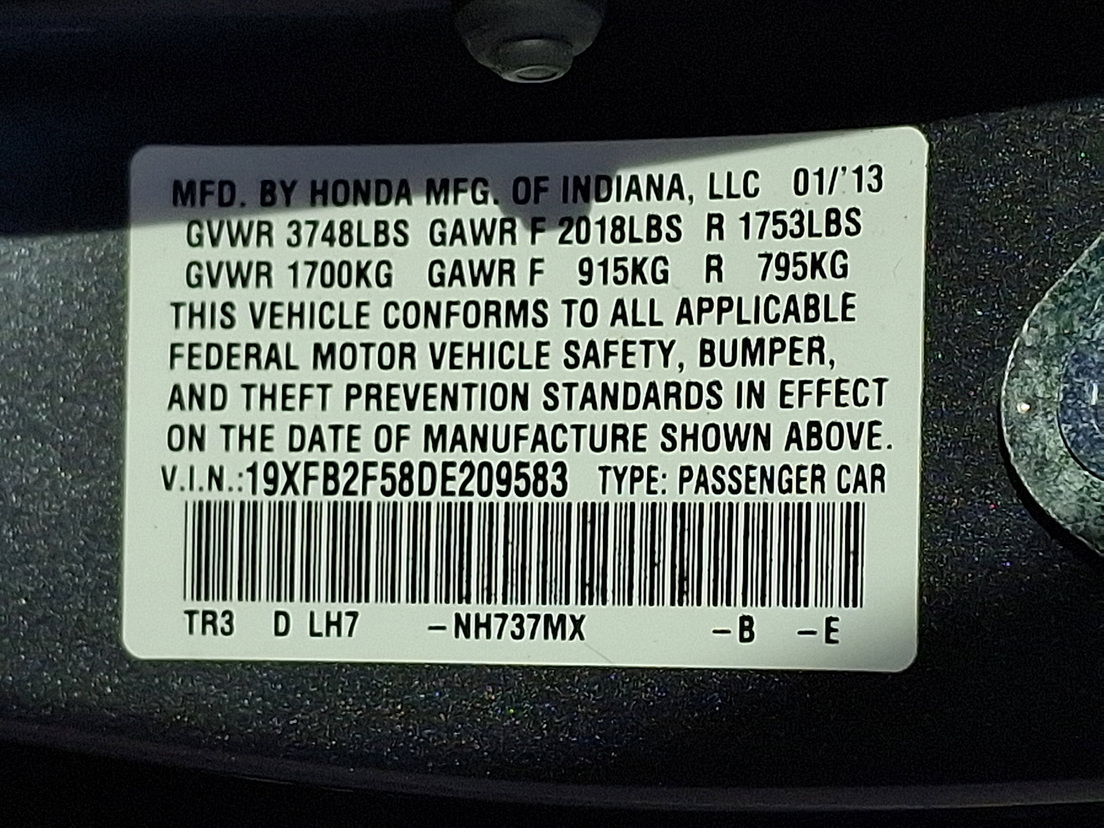 Used 2013 Honda Civic LX image 26
