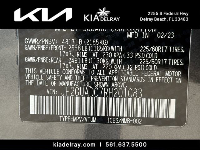 Used 2024 Subaru Crosstrek 2.0i Premium AWD/4WD image 34