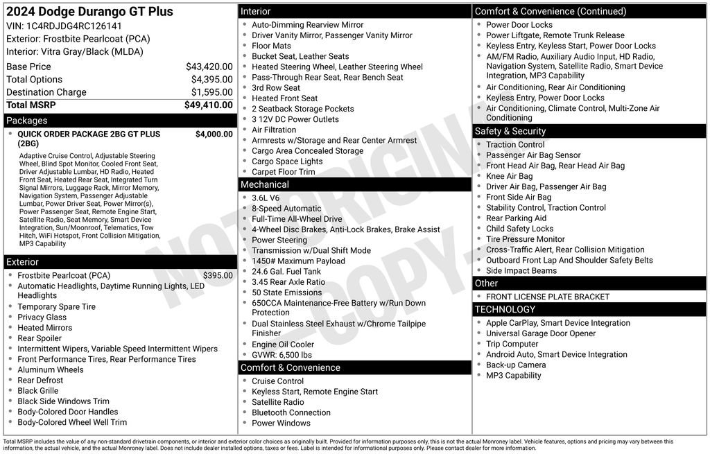 Used 2024 Dodge Durango GT image 15