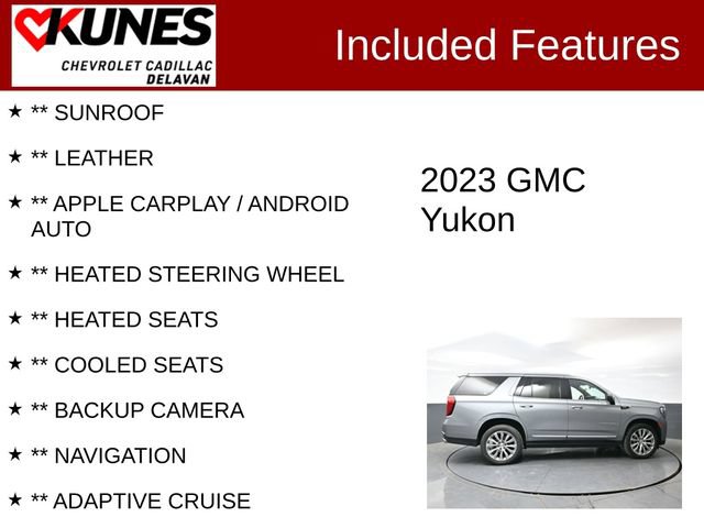 Used 2023 GMC Yukon Denali AWD/4WD image 3