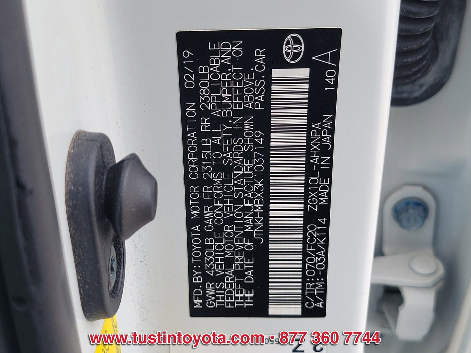 Certified 2019 Toyota C-HR LE FWD image 16