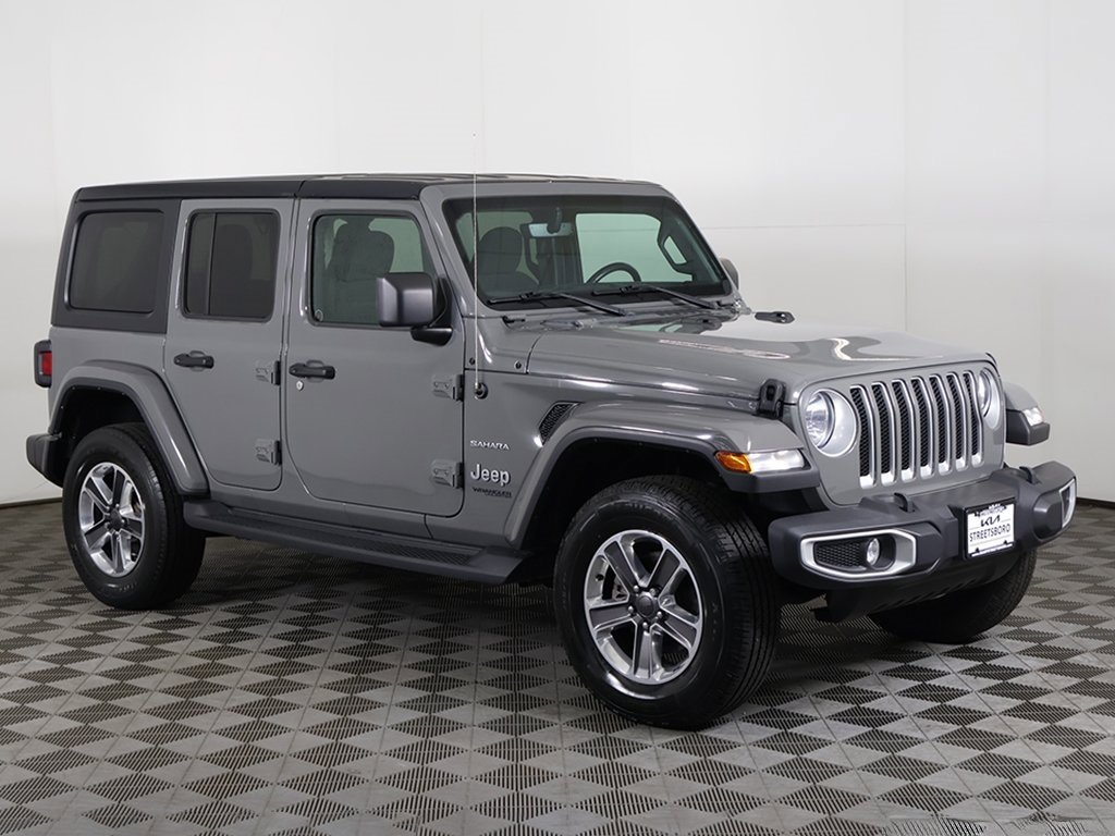 Used 2021 Jeep Wrangler Unlimited Sahara w/ Uconnect 4C Nav & Sound Group image 2