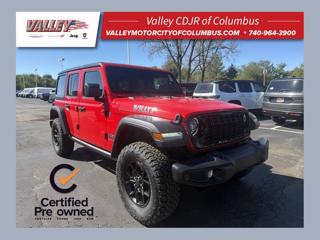 Used 2025 Jeep Wrangler Unlimited Sport S 4xe