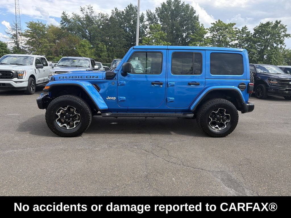 Used 2021 Jeep Wrangler Unlimited Rubicon 4xe w/ Steel Bumper Group AWD/4WD image 2