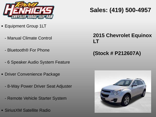 Used 2015 Chevrolet Equinox LT w/ Driver Convenience Package FWD image 12
