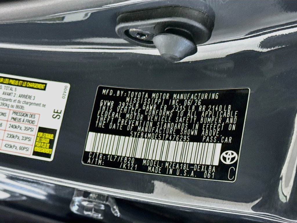 Used 2026 Toyota Corolla LE w/ Carpet Mat Package (TMS) FWD image 35