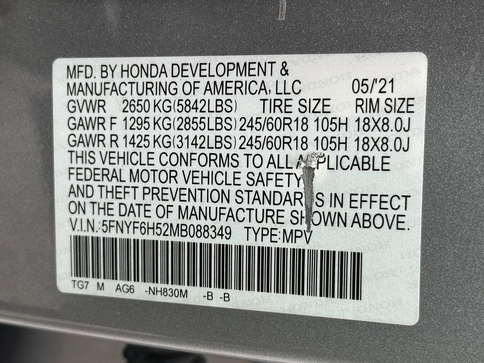 Used 2021 Honda Pilot EX-L image 15