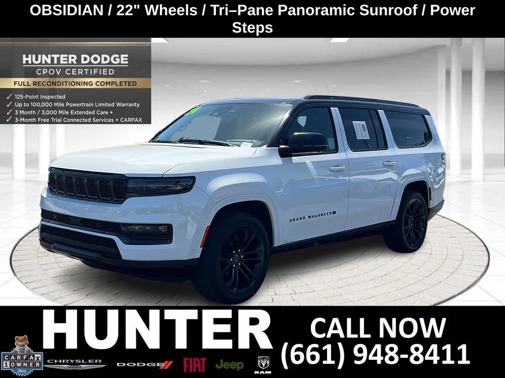 Certified 2024 Jeep Grand Wagoneer L Series II w/ Quick Order Packagew 28T AWD/4WD video 1