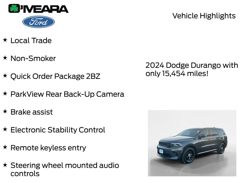 Used 2024 Dodge Durango AWD image 7