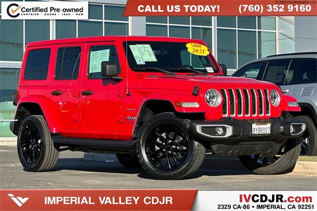 Used 2021 Jeep Wrangler Unlimited Sahara w/ Safety Group image 1