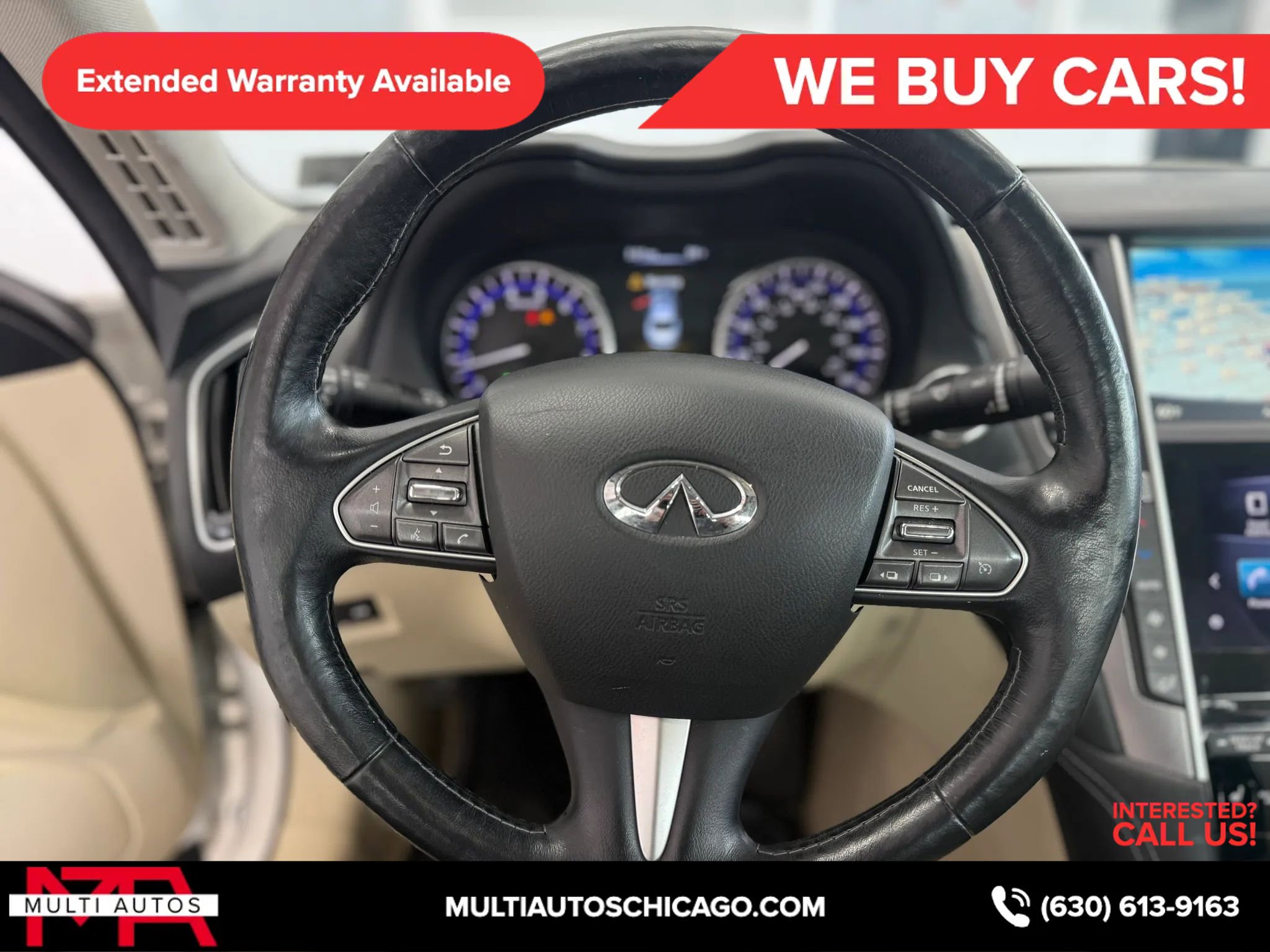 Used 2014 INFINITI Q50 Premium w/ Navigation Package AWD/4WD image 14