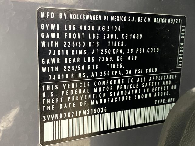 Used 2023 Volkswagen Taos SE w/ Panoramic Sunroof Package AWD/4WD image 24