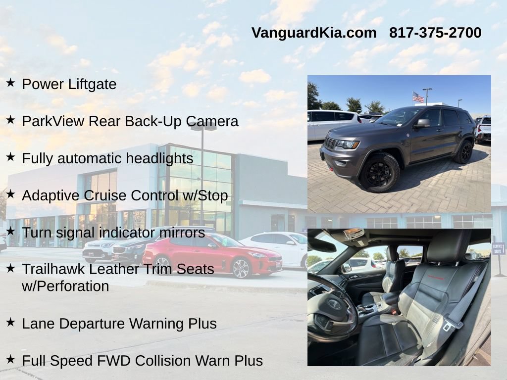Used 2021 Jeep Grand Cherokee Trailhawk w/ Trailhawk Luxury Group AWD/4WD image 18