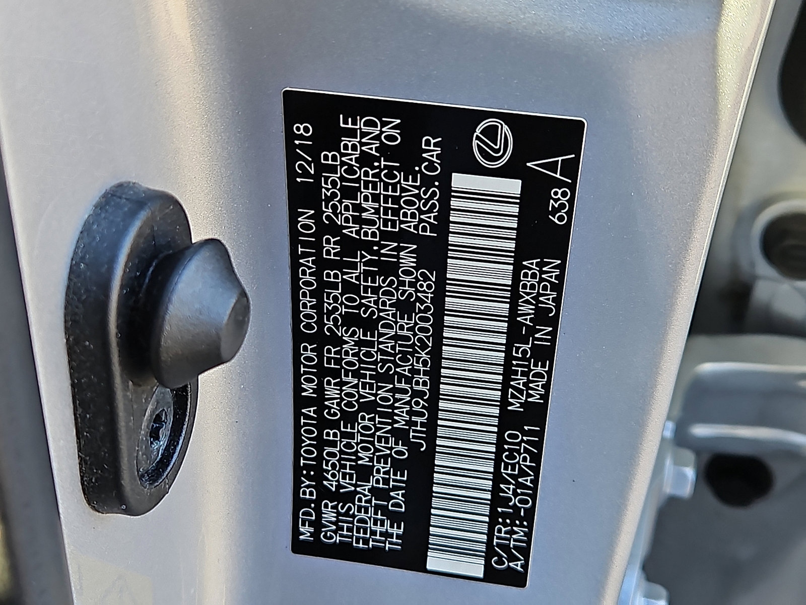 Used 2019 Lexus UX 250h image 27