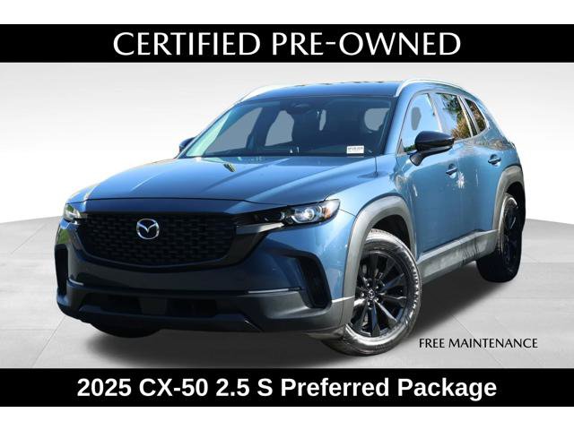 Certified 2025 MAZDA CX-50 AWD 2.5 S w/ Preferred Package