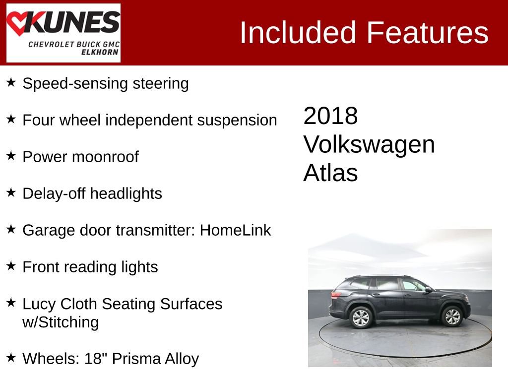Used 2018 Volkswagen Atlas Launch Edition image 3
