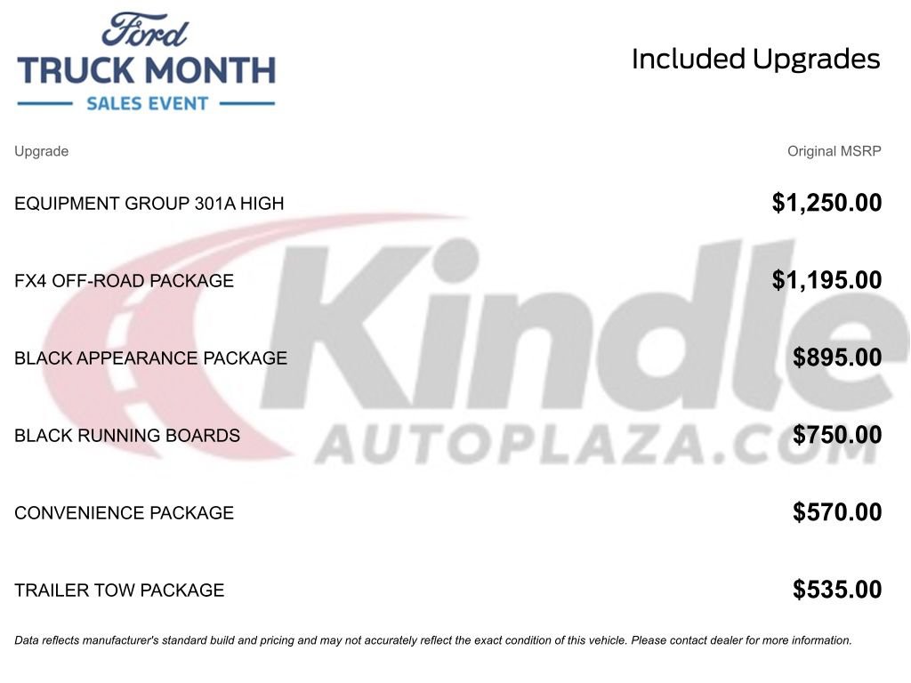 New 2025 Ford Ranger XLT w/ Equipment Group 301A High image 3