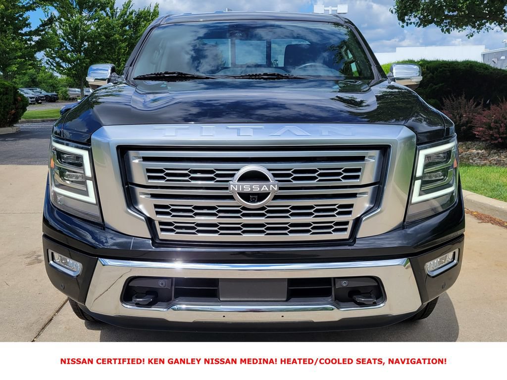 Certified 2023 Nissan Titan Platinum Reserve w/ Off Road Protection Package AWD/4WD image 9