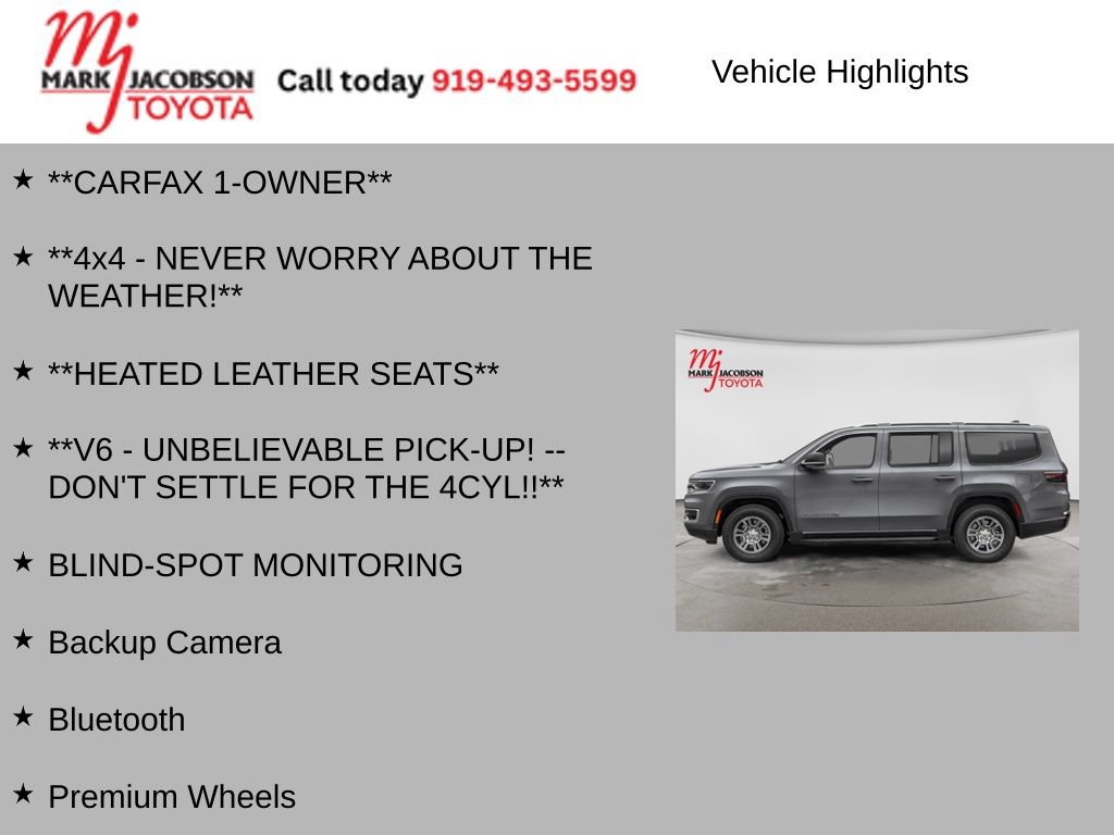 Used 2024 Jeep Wagoneer Series III AWD/4WD image 6