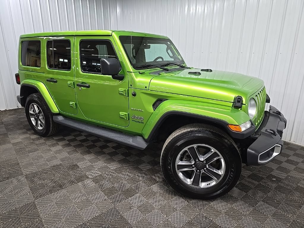 Used 2020 Jeep Wrangler Unlimited Sahara w/ Uconnect 4C Nav & Sound Group AWD/4WD image 7