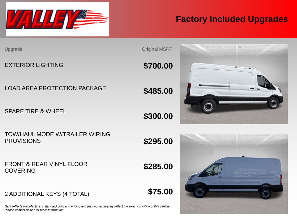 New 2027 Ford Transit 250 148 Medium Roof w/ Load Area Protection Package RWD image 4