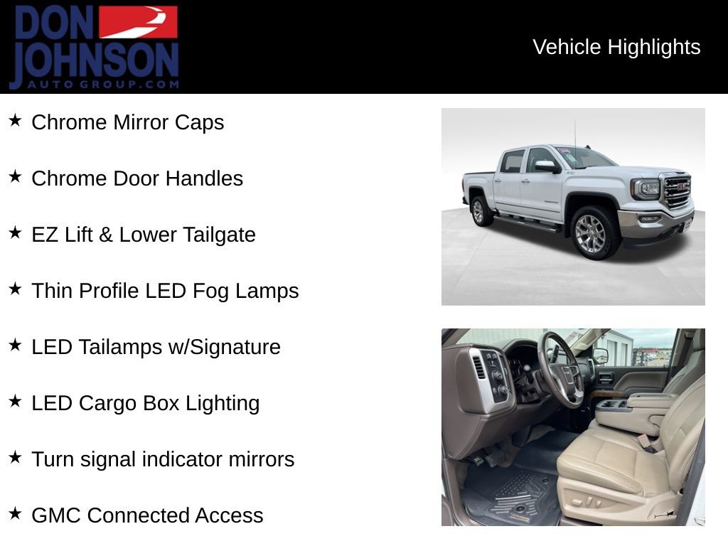 Certified 2018 GMC Sierra 1500 SLT w/ SLT Premium Package AWD/4WD image 35