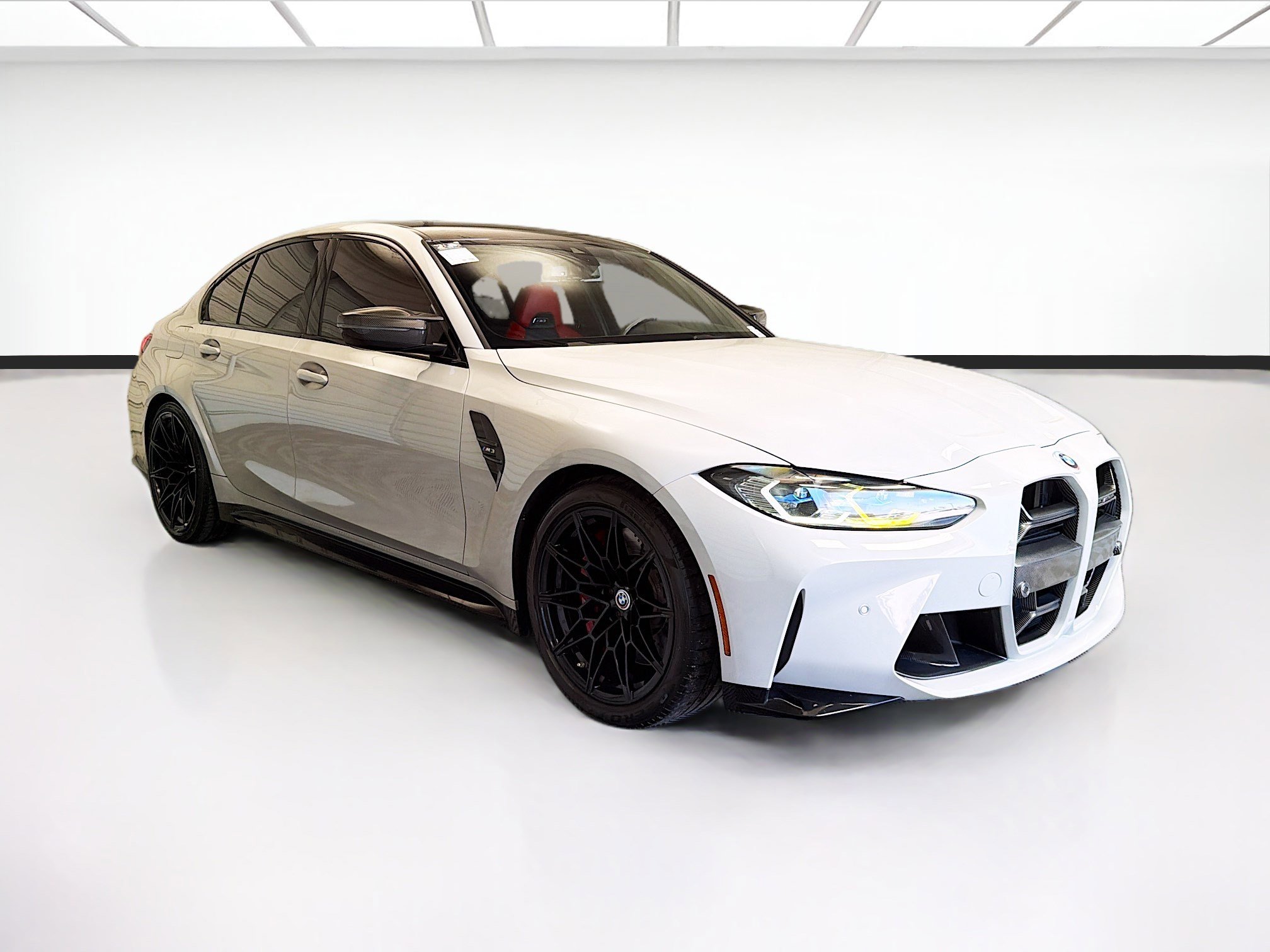 Used 2021 BMW M3 w/ M Carbon Exterior Package RWD image 3