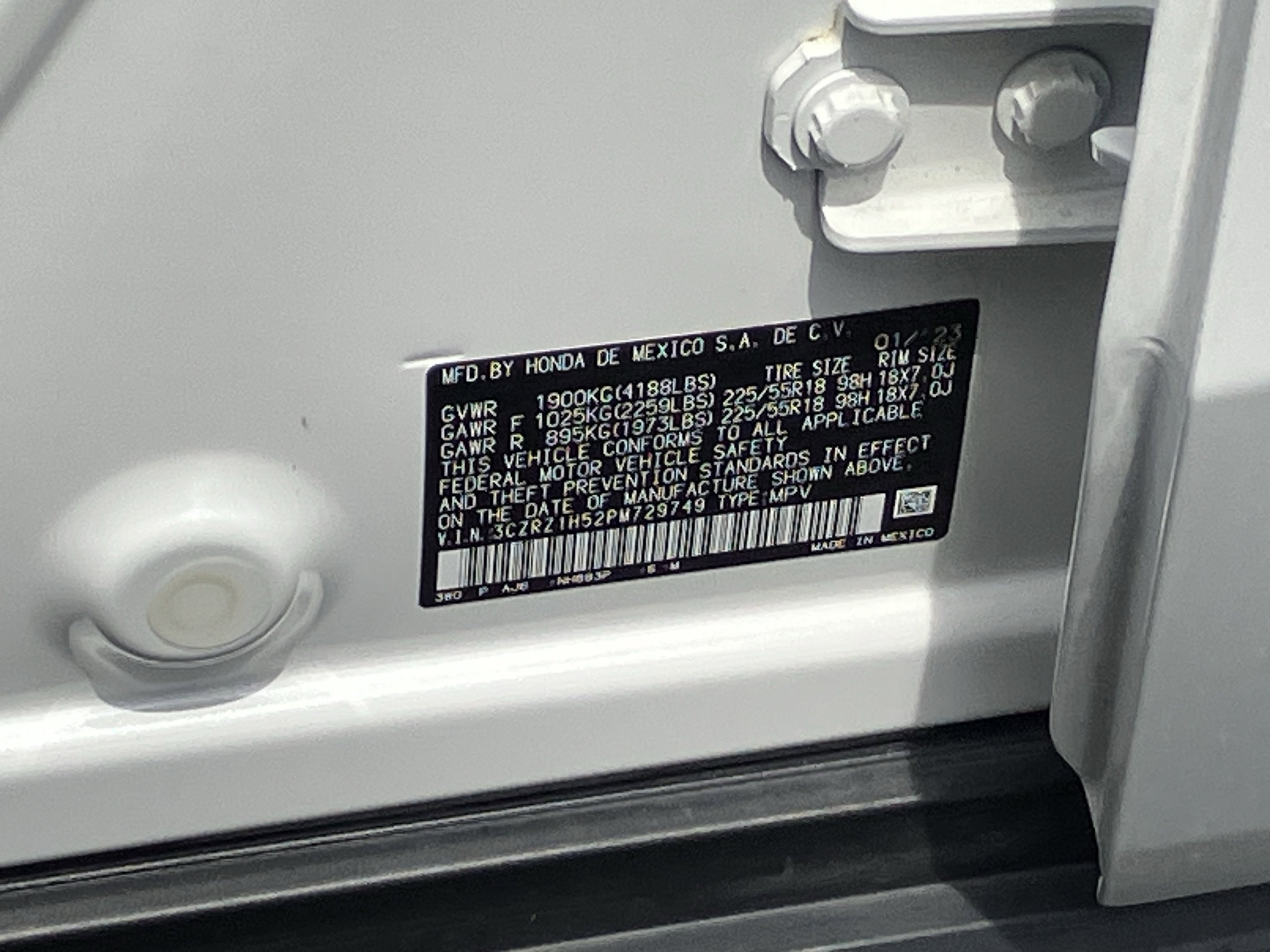 Used 2023 Honda HR-V Sport image 36