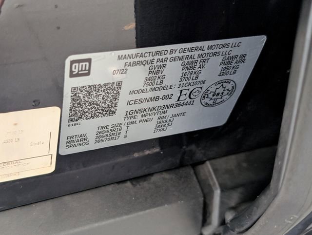 Used 2022 Chevrolet Tahoe LT image 19