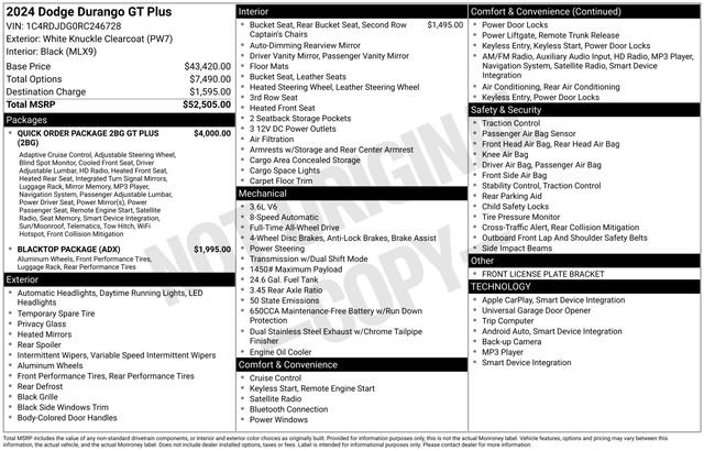 Used 2024 Dodge Durango GT image 36