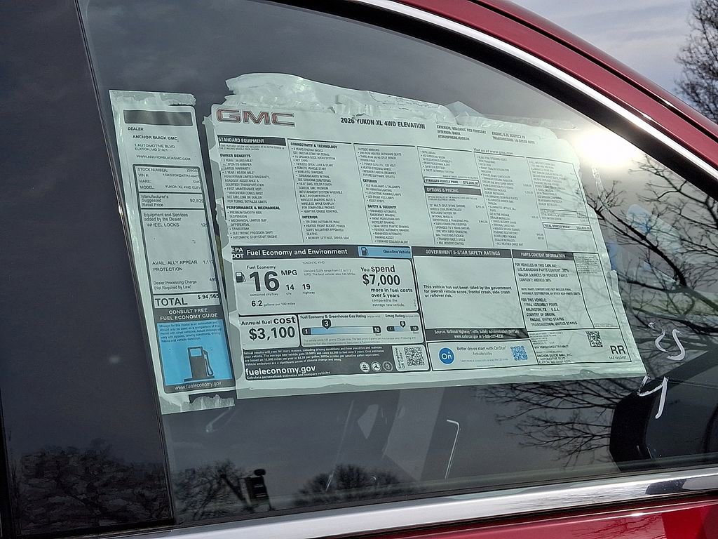 New 2026 GMC Yukon XL Elevation image 19