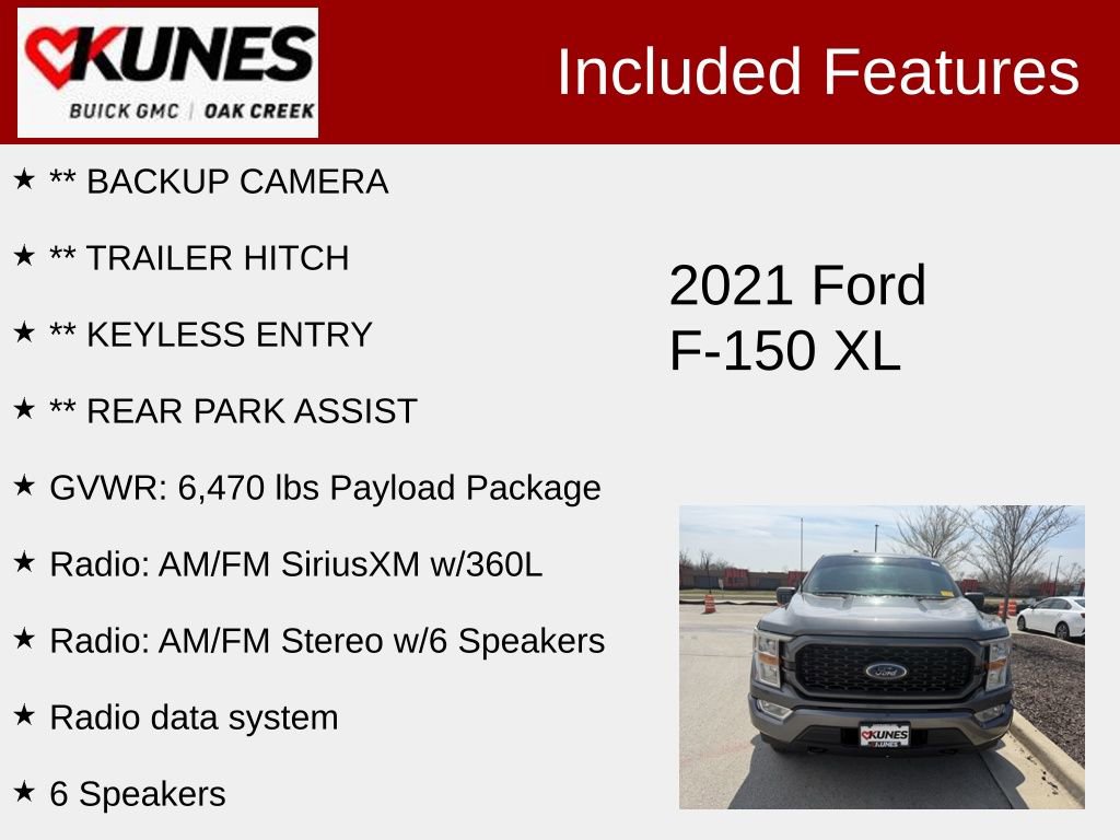 Used 2021 Ford F150 XL w/ STX Appearance Package image 2