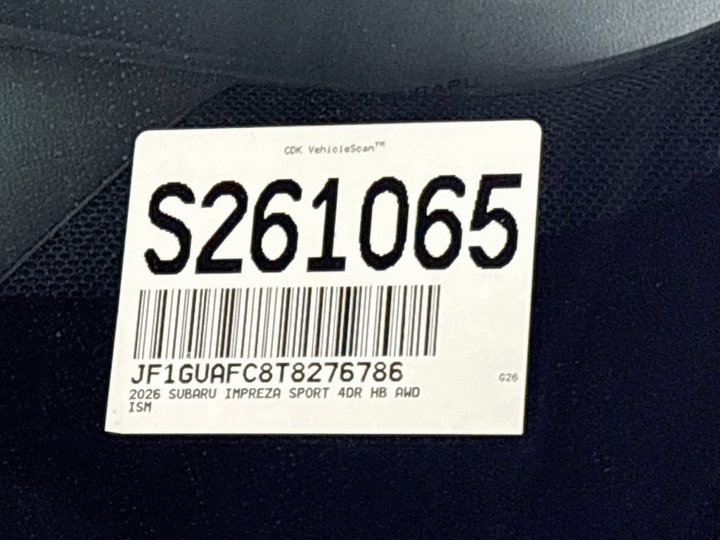 New 2026 Subaru Impreza 2.0i Sport AWD/4WD image 25