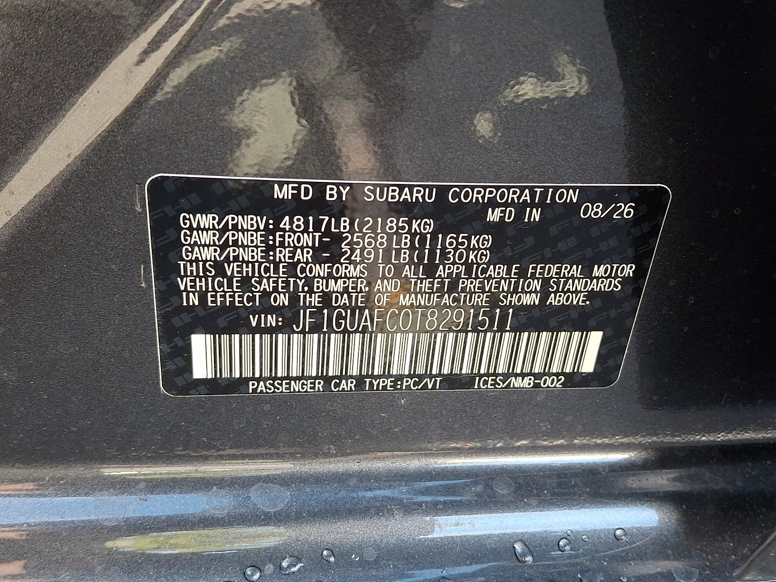 New 2026 Subaru Impreza 2.0i Sport AWD/4WD image 20