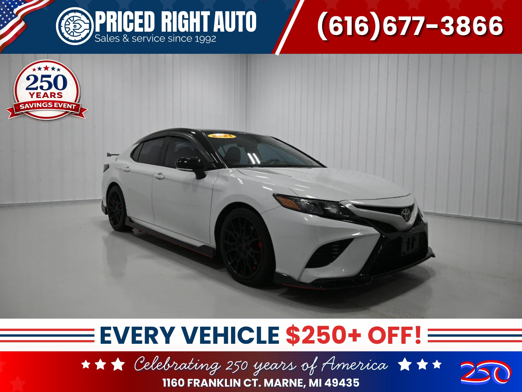 Used 2021 Toyota Camry TRD w/ TRD Package w/JBL Audio