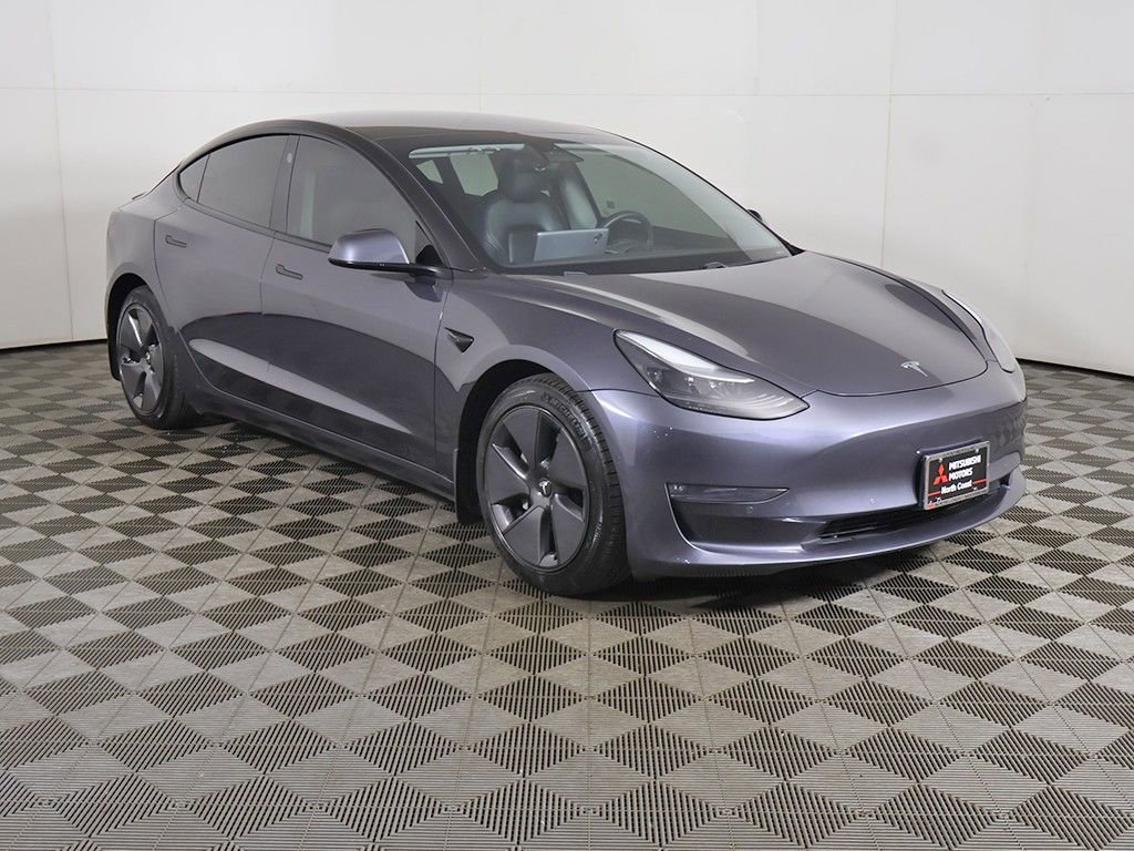 Used 2021 Tesla Model 3 Long Range AWD/4WD image 2