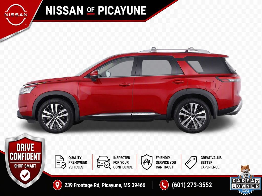 Certified 2025 Nissan Pathfinder Platinum w/ Cargo Package FWD image 8