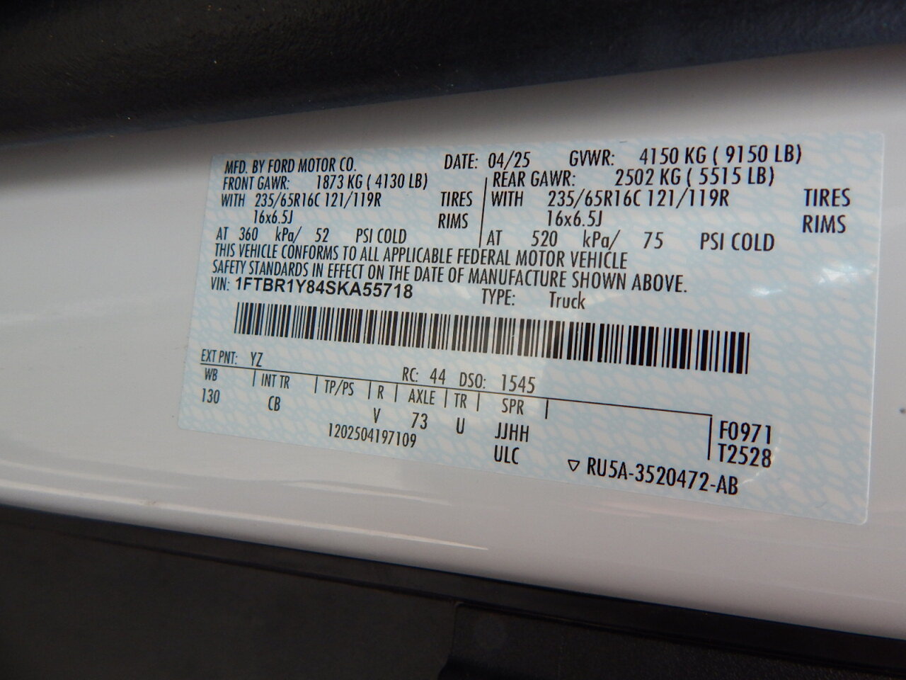 Used 2025 Ford Transit 250 Low Roof w/ Exterior Upgrade Package RWD image 29
