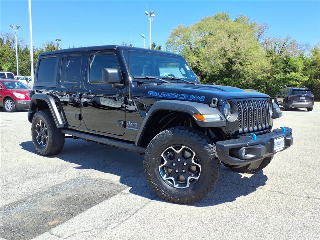 Used 2023 Jeep Wrangler Unlimited Rubicon 4xe w/ Steel Bumper Group AWD/4WD image 2